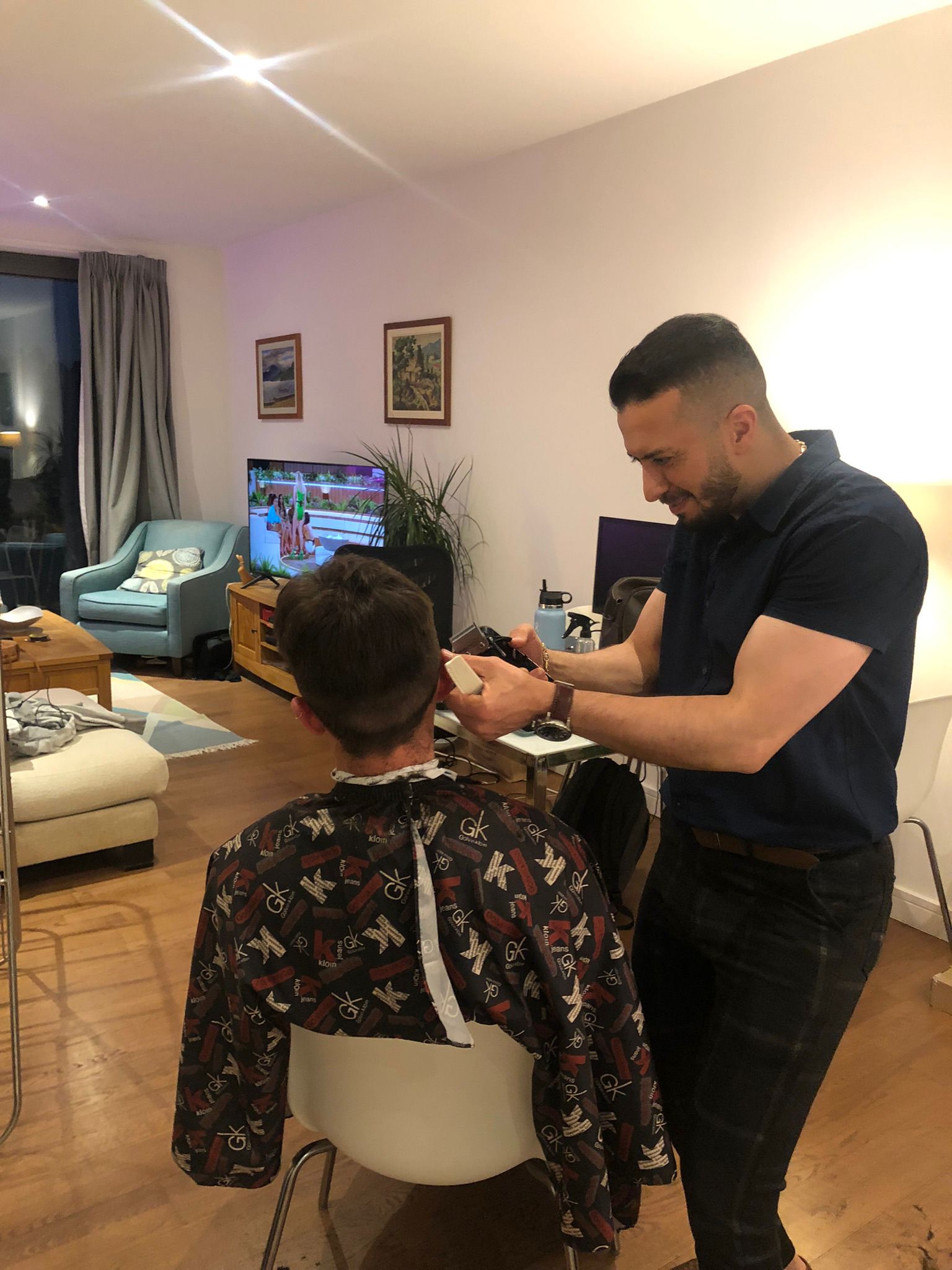 Gloss colour session at an SE9 hair studio